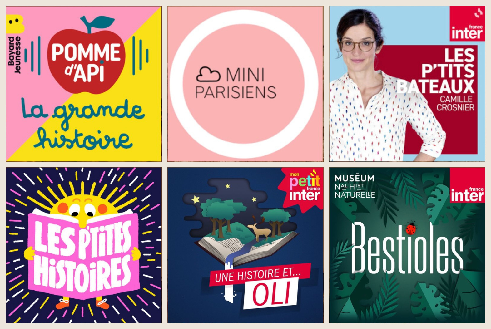 Montage des podcasts pour enfants présentés dans l’article