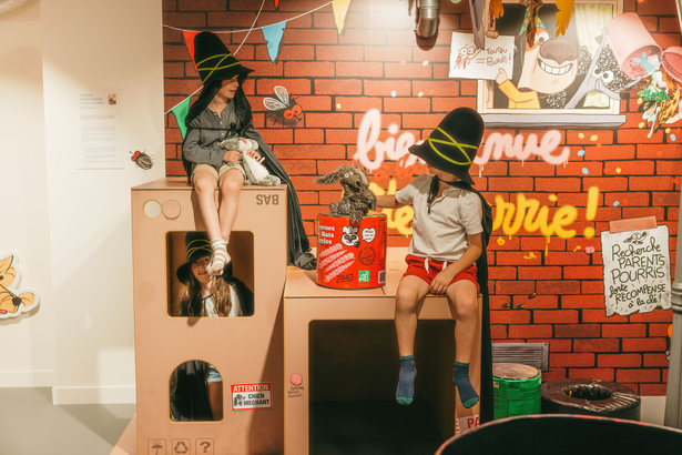Une installation de La Maison des histoires