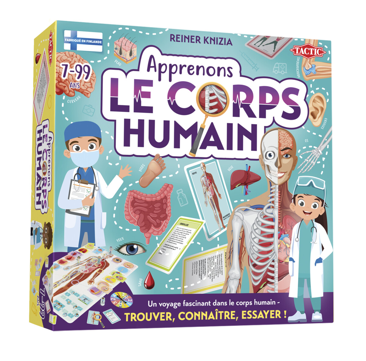 Boîte du jeu Apprenons le corps humain