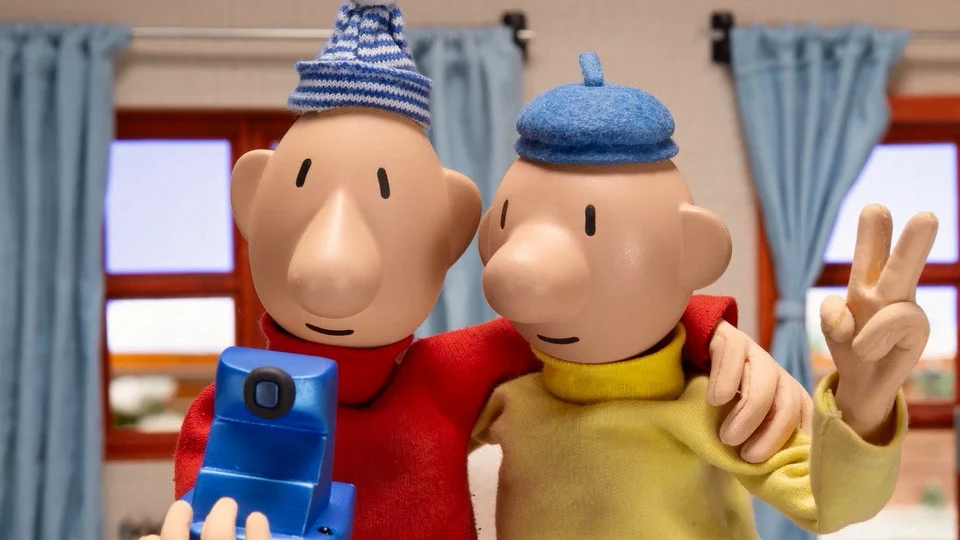 Deux personnages d’animation, visuel de Ma Petite Cinémathèque