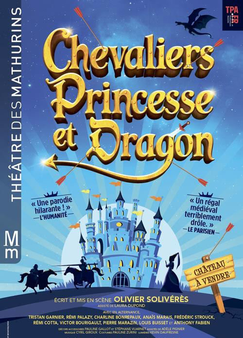 Affiche du spectacle Chevaliers, princesse et dragon