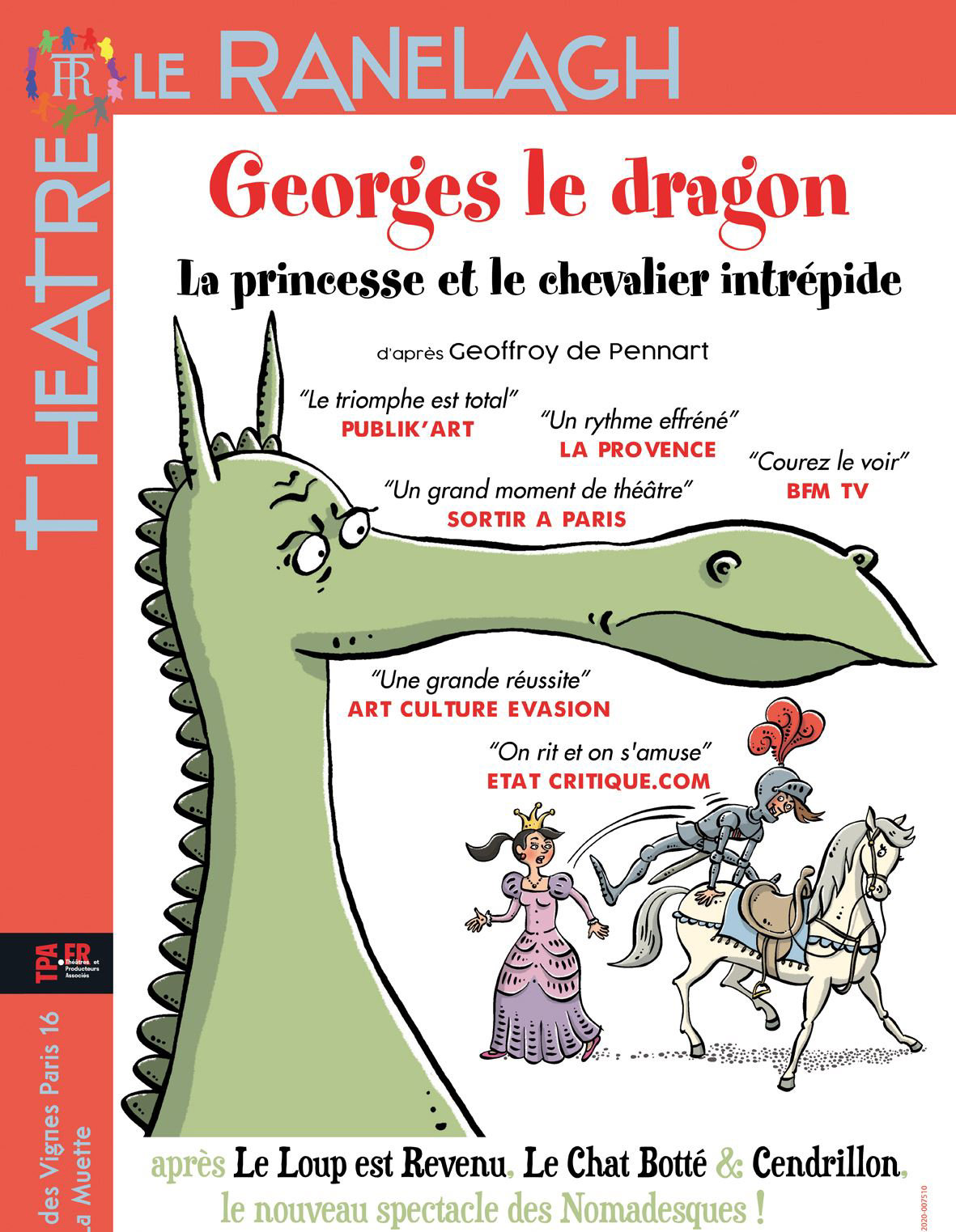 Affiche de Georges le Dragon, la princesse et le chevalier intrépide